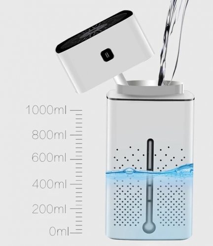 Pronett XJ4499 Zvlhčovač vzduchu USB, RGB ultrazvukový 1000 ml