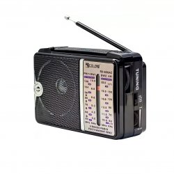 Pronett XJ4633 Prenosné analógové rádio KK-606AC, AM/FM/SW čierna
