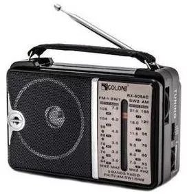 Pronett XJ4633 Přenosné analogové rádio KK-606AC, AM/FM/SW černá