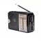 Pronett XJ4633 Přenosné analogové rádio KK-606AC, AM/FM/SW černá