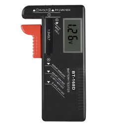 Pronett XJ4655 Tester baterií digitální BT-168D, R3, R6, R20, R14, 9V