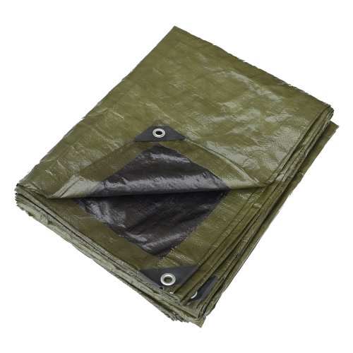 Lex Krycia plachta krycia s kovovými okami 150g/m², profi, 4 x 6 m, zelenočierna