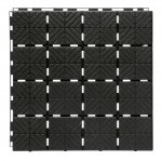 Dlaždice záhradné EASY SQUARE čierna 40x40cm - 1,5m2