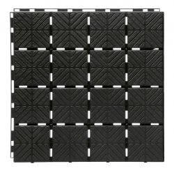 Dlaždice zahradní EASY SQUARE černá 40x40cm - 1,5m2
