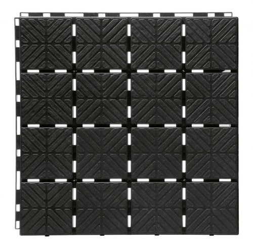 Dlaždice záhradné EASY SQUARE čierna 40x40cm - 1,5m2