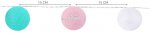 ISO 5702 LED Cotton Ball 10 KS 6cm