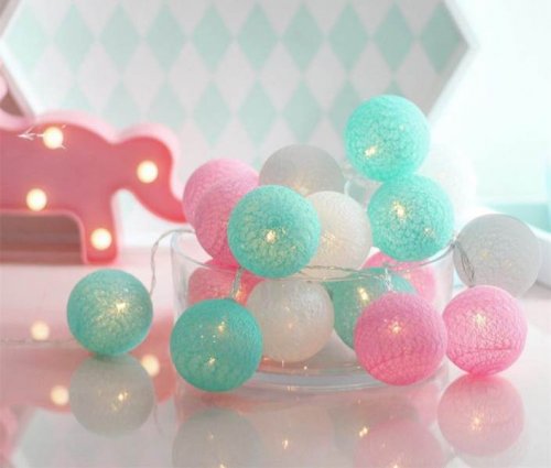 ISO 5702 LED Cotton Ball 10 KS 6cm