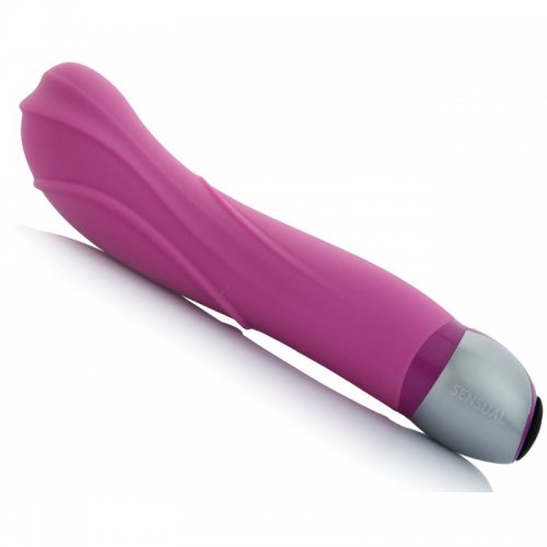 Sensual Vibrátor Silicone 18 cm G - Bod ružová
