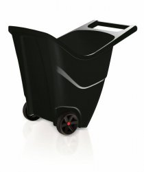 Vozík zahradní LOAD & GO II černý 85l