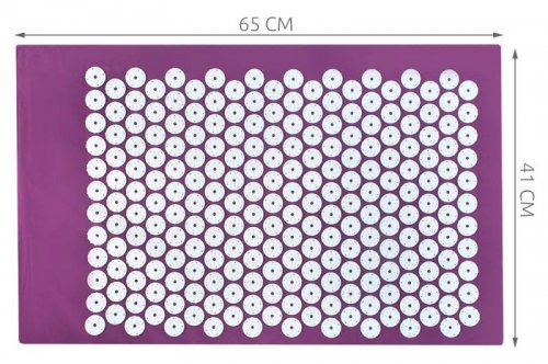 ISO 5894 Akupresúrne podložka 65 x 41 cm fialová