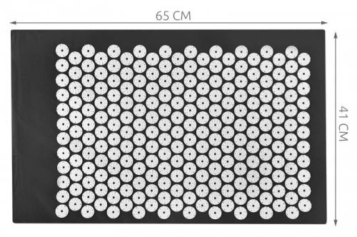 ISO 5830 Akupresurní podložka 65 x 41 cm černá