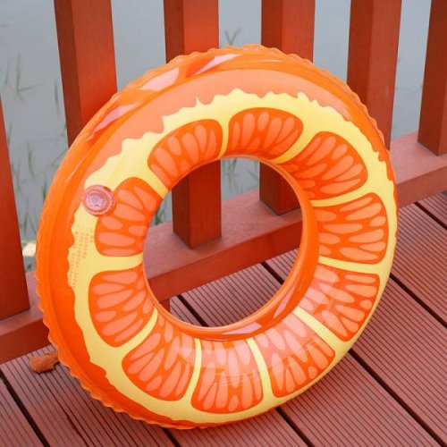 KIK KX7564 Kruh na plávanie pomaranč 90 cm