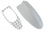 ISO 5750 Anténa SHARK FM 17x8,5cm biela