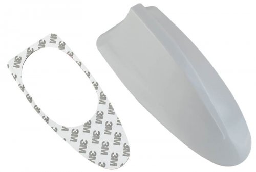 ISO 5750 Anténa SHARK FM 17x8,5cm biela