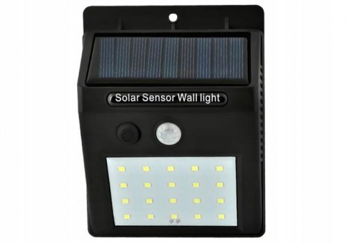 Izoxis 5015 Vonkajšie LED osvetlenie 0.2W s pohybovým senzorom - solárne