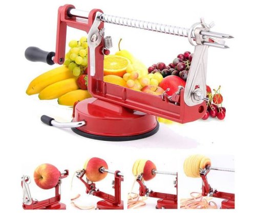 Verk 15494 Loupač a kráječ jablek 3 v 1 červená