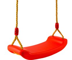 Kruzzel 6310 Dětská houpačka plastová červená