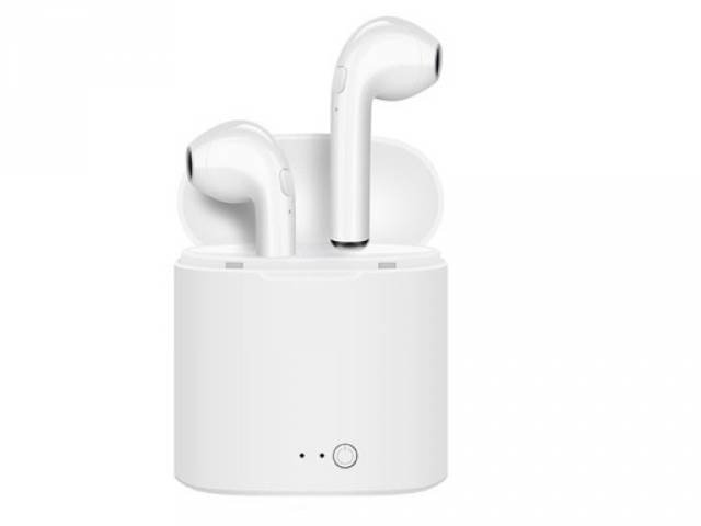 GT AirPods i7S TWS Sluchátka Bluetooth s dokovací stanicí černé