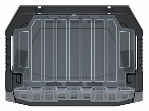 Plastový úložný box uzavíratelný TRUCK MAX PLUS 396x290x280 černý