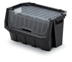 Plastový úložný box uzatvárateľný TRUCK MAX PLUS 396x380x282 čierny