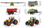 Kruzzel 6136 Farmárska súprava 6 ks, 1:30, zelená