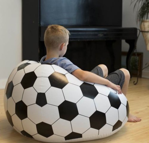 KIK KX7628 Nafukovacie kreslo lopta 90 x 90 cm