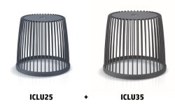 Set 2 univerzálnych košov CLUBO 25+35l antracit