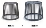 Set 2 univerzálnych košov CLUBO 35+50l antracit