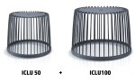 Set 2 univerzálnych košov CLUBO 50+100l antracit