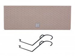 Truhlík RATO CASE W s háky a vkladem mocca 39,5cm