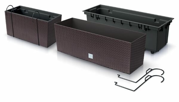 Truhlík RATO CASE W s háky a vkladem mocca 39,5cm