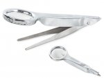 Verk 09107 Lupa s pinzetou 25mm stříbrná