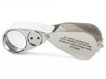 Verk 09109 Skladacia lupa 40x + LED UV