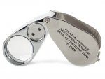 Verk 09109 Skládací lupa 40x + LED UV