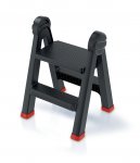 Schodíky TITAN LADDER čierny 47,0x43,5x63,0cm
