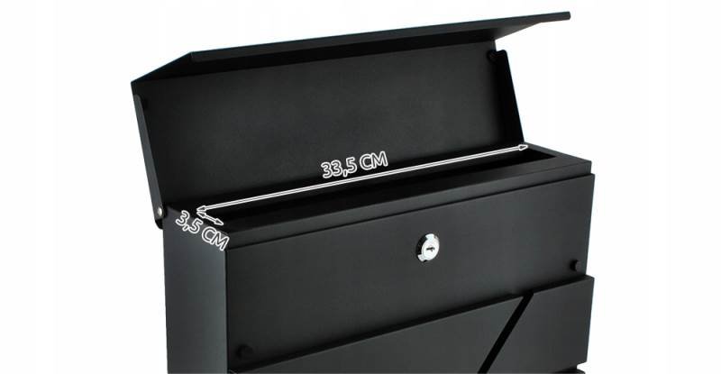 Malatec 6238 Schránka na dopisy antracit