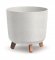 Květináč GRACIA TUBUS ECO WOOD bílý 29,8cm