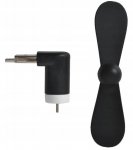 ISO 5770 Mini větráček microUSB černá