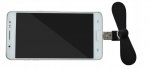 ISO 5770 Mini větráček microUSB černá