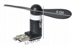 ISO 5770 Mini větráček microUSB černá