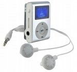 ISO 6610 MP3 MINI přehrávač - stříbrná
