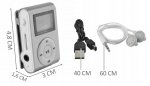 ISO 6610 MP3 MINI přehrávač - stříbrná