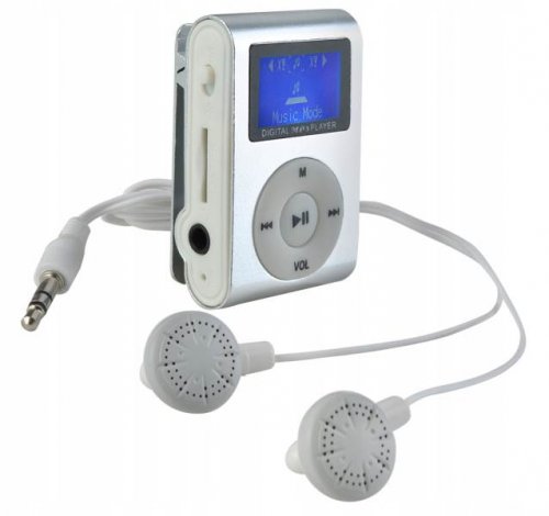 ISO 6610 MP3 MINI přehrávač - stříbrná