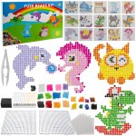 Kruzzel 21207 Zažehlovací korálky sada 6500 ks + šablony