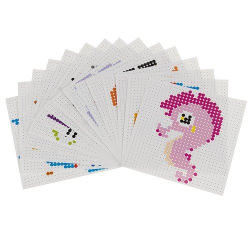 Kruzzel 21207 Zažehlovací korálky sada 6500 ks + šablony