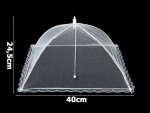Verk 01855 Moskytiéra na potraviny 40 x 24,5 cm biela, 2 ks