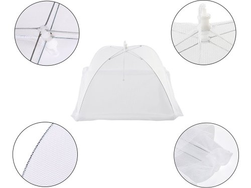 Verk 01855 Moskytiéra na potraviny 40 x 24,5 cm biela, 2 ks