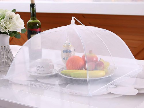 Verk 01855 Moskytiéra na potraviny 40 x 24,5 cm biela, 2 ks