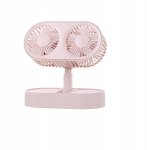 Verk 16027 Stolný USB ventilátor ružový