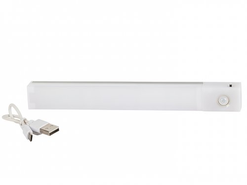 Verk 12273 LED svetlo pod skrinku s pohybovým senzorom, USB biela